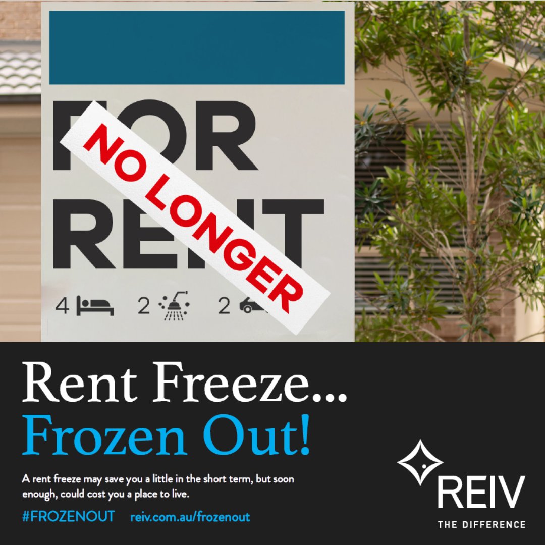 Rent freezes and caps are a naive view of the wider economy. Rising rents are a symptom of a problem, not the problem itself. The problem is lack of supply.

reiv.com.au/frozenout

#frozenout #reiv #rentfreeze #melbre #rentcap