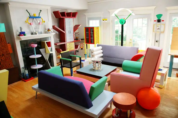 decotendency's tweet photo. 😍 Bienvenue dans le monde captivant du style Memphis. Un style décoratif qui propose des couleurs vives, des formes ludiques et une débauche de motifs géométriques ! 

👉 https://t.co/R8k5ha4riv

#deco #style #Memphis #interieur #blogdeco https://t.co/cmqca5QWB5