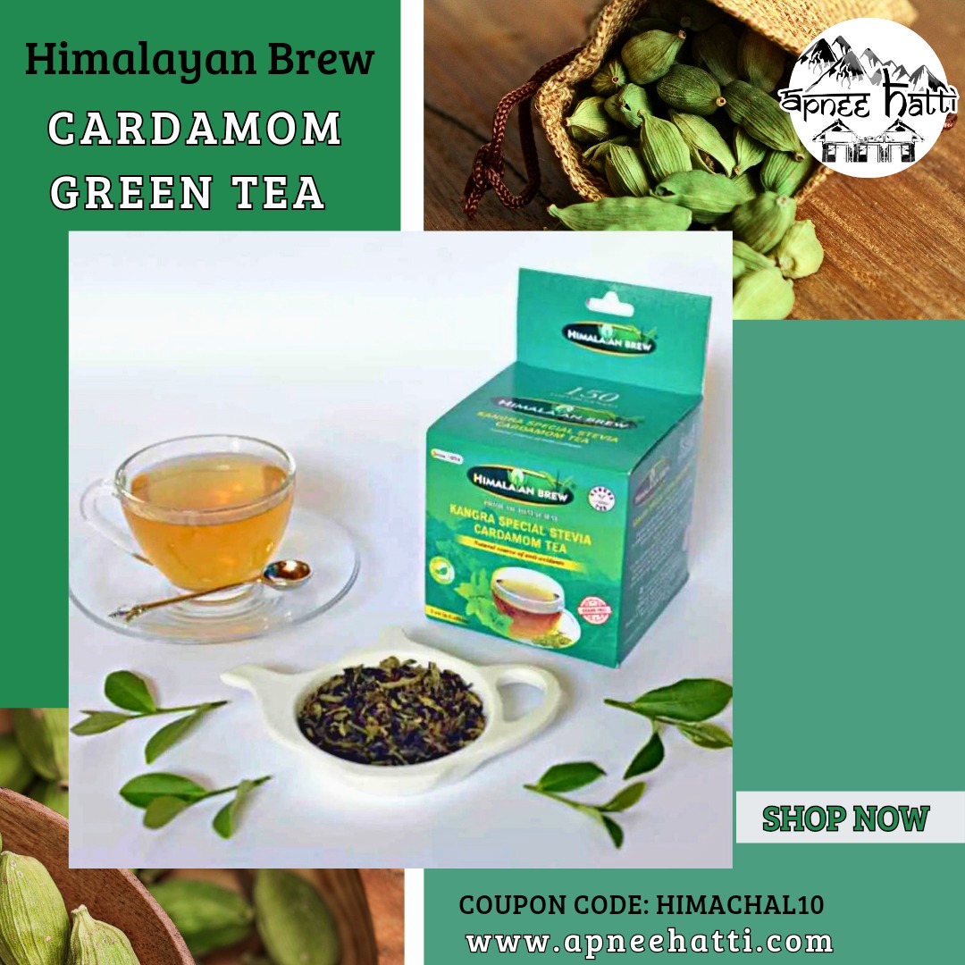 'Sipping on serenity with a cup of soothing cardamom green tea. 🍵✨
Order now:- apneehatti.com

.

.

#apneehatti.com 

#SipOfSerenity
#GreenTeaMagic
#CardamomBliss
#AromaticSips
#TeaTimeZen
#FlavorfulBrews
#SoothingSip
#ElevateWithTea
#CalmInACup
#tea