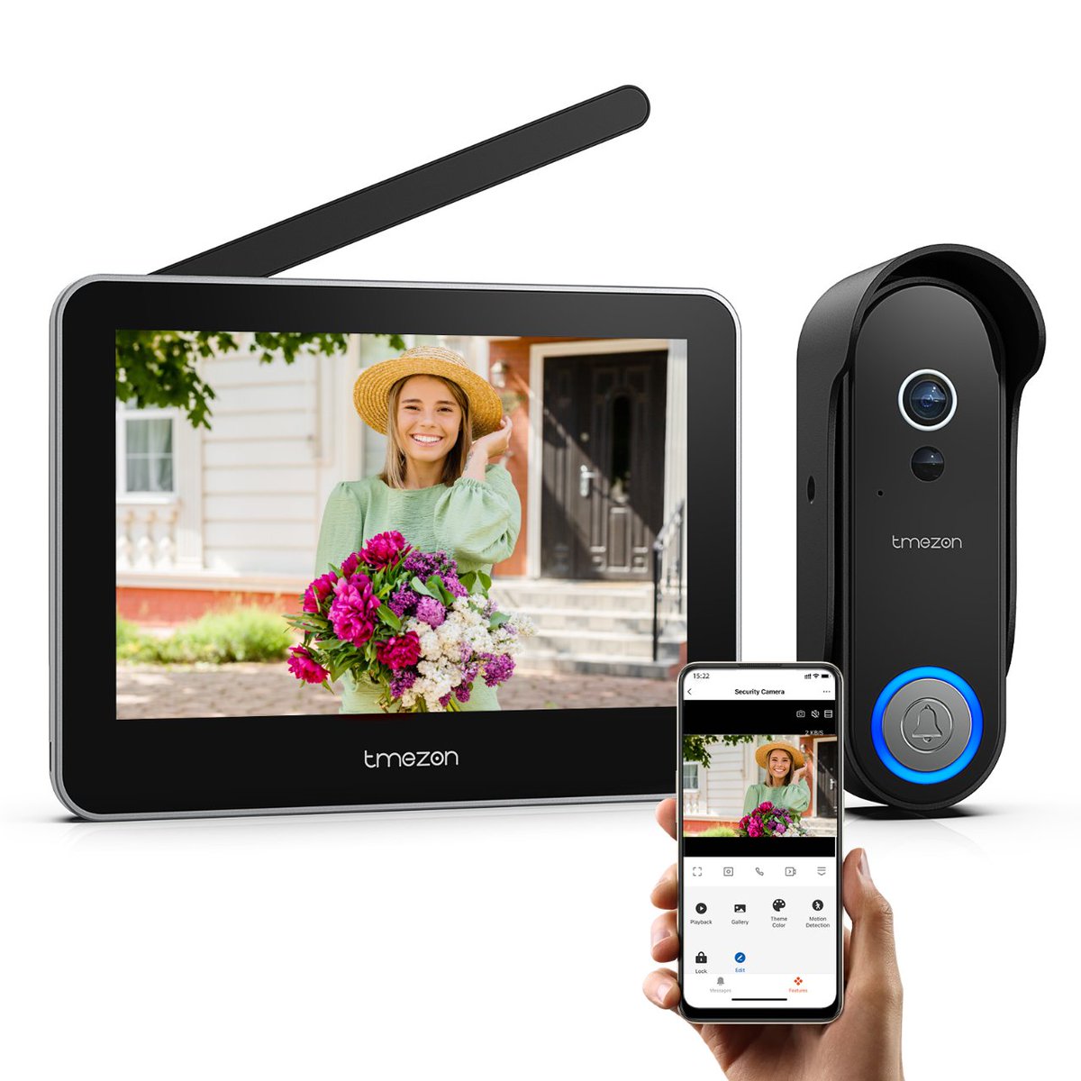 TmezonTech's tweet photo. 🎉Security Big Deal!🎉
Now purchase #Tmezon security intercom doorphone system save up to $40🔥
Do not miss this opportunity to update your security system. Now available👇👇
1⃣https://t.co/GRpqCTrM1E 
2⃣https://t.co/ujeJUWhH05 

#security #videodoorbell #homesafety #coupons https://t.co/UQAiUnXw45
