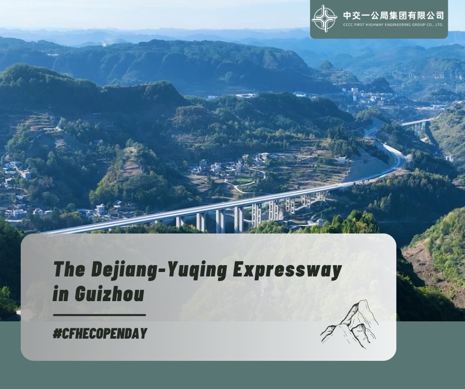 cfhecnews's tweet photo. #CFHECOpenDay Let's follow the Cloud Open Day event to explore the charm of the Dejiang-Yuqing #Expressway in #Guizhou and witness how it plays the most beautiful "chord" for Guizhou's green development. https://t.co/PNmWERROFV