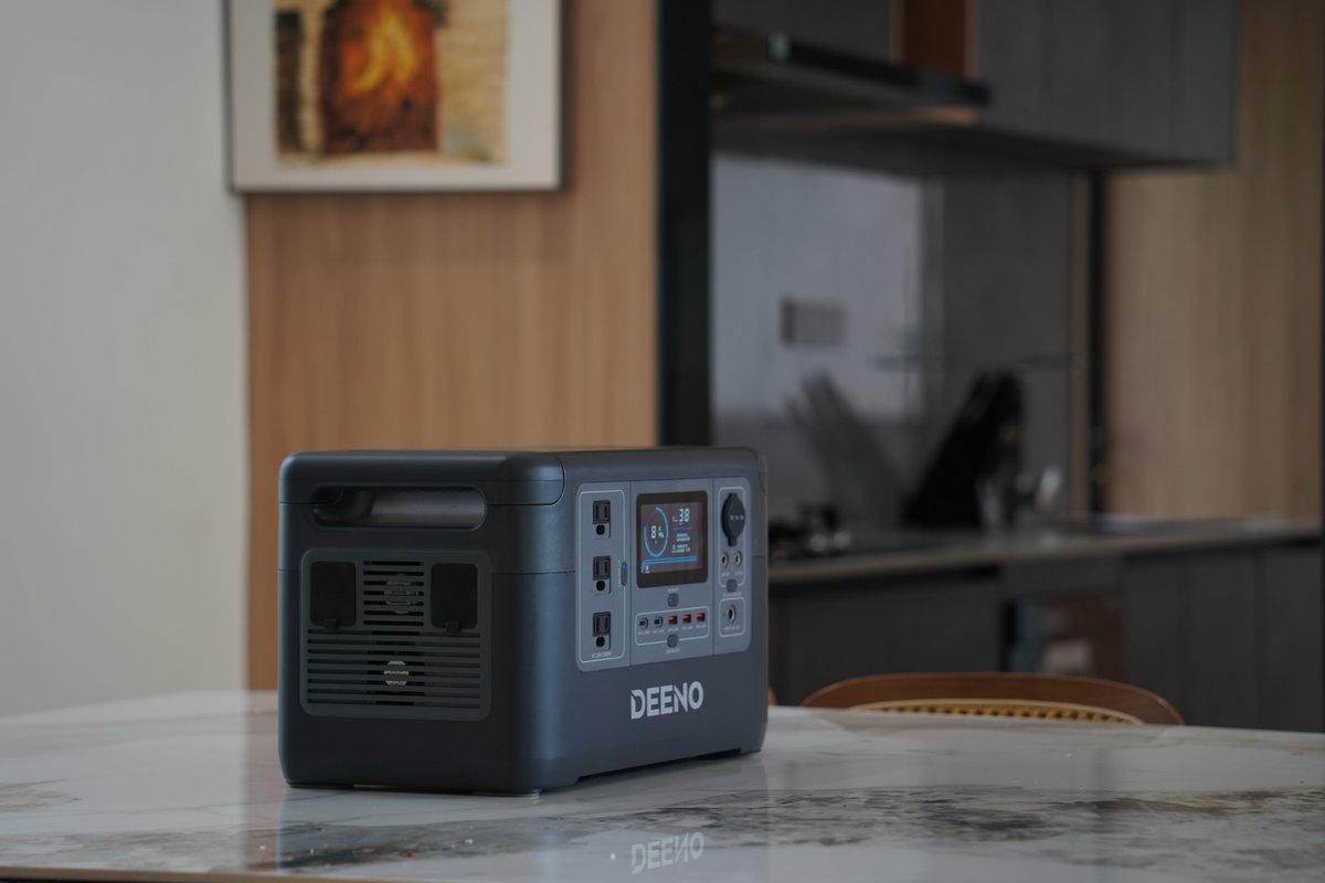 DEENOGT's tweet photo. Power unleashed! DEENO S1500 charges fully in 2 hrs &amp; packs 1036Wh for limitless off-grid power. Portable beast fuels gear endlessly wherever you roam - campsites, blackouts, RV. DEENO perfects portable power and never runs empty again. #portablepowerstation #offgrid #fastcharge https://t.co/XNjiQnXXwS