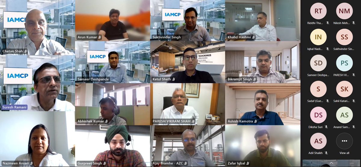 IamcpIndia's tweet photo. #connectlearngrow #mspartner #iamcp #iamcpindia #SolutionCircles

We had 40 Partners attending the Biz Apps Solution Circle of IAMCP India . 
The IAMCP Solution Circle Program is a Business Enablement initiative for Microsoft Partners in India . https://t.co/uDV6mexC0a