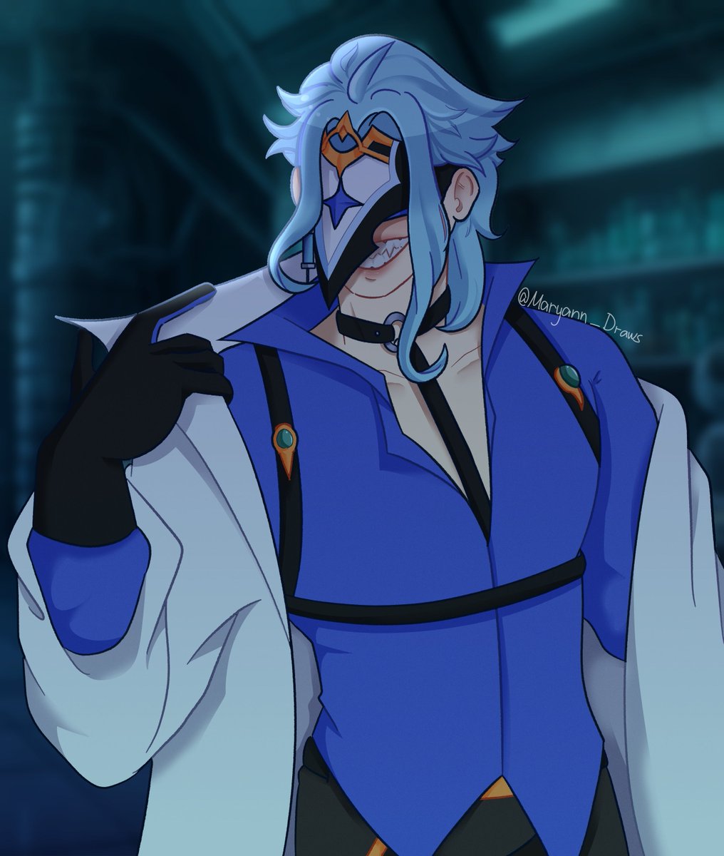 MaryAnn_Draws's tweet photo. Clocking out ⌚🧪
#Genshin_Impact #dottore https://t.co/hEJzMj3uhb