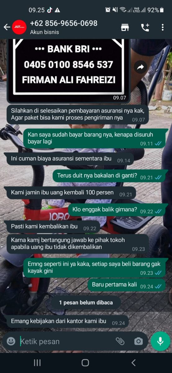 dtyrsmyda's tweet photo. @jntexpressid halo kak, apakah benar ini dari jnt express? https://t.co/w0RHJbPaPT