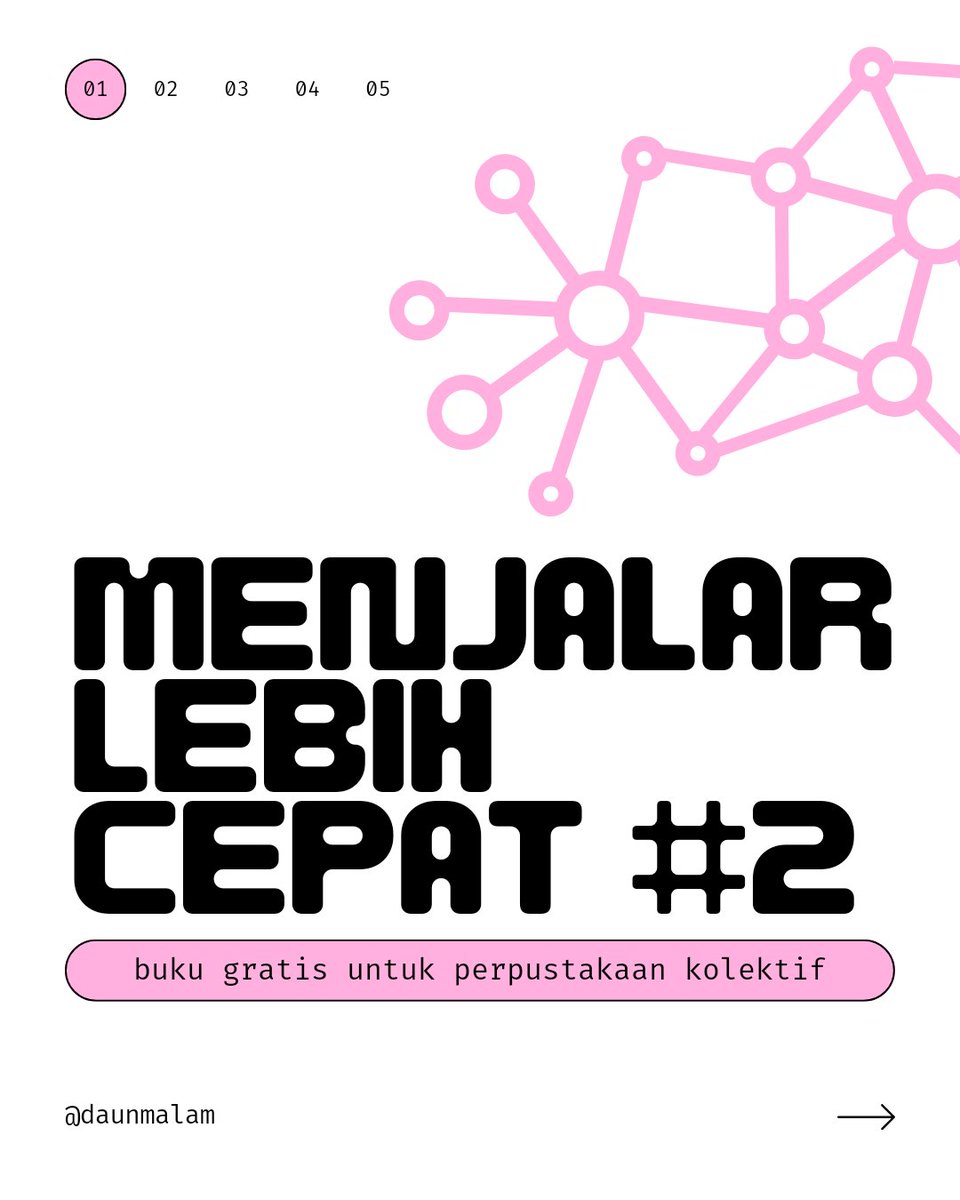 DaunMalam's tweet photo. Buku Gratis untuk kolektif / perpustakaan jalanan! Cekidot utas ini ✨🫰🏽 

1/3 https://t.co/9iXzqDjSIb