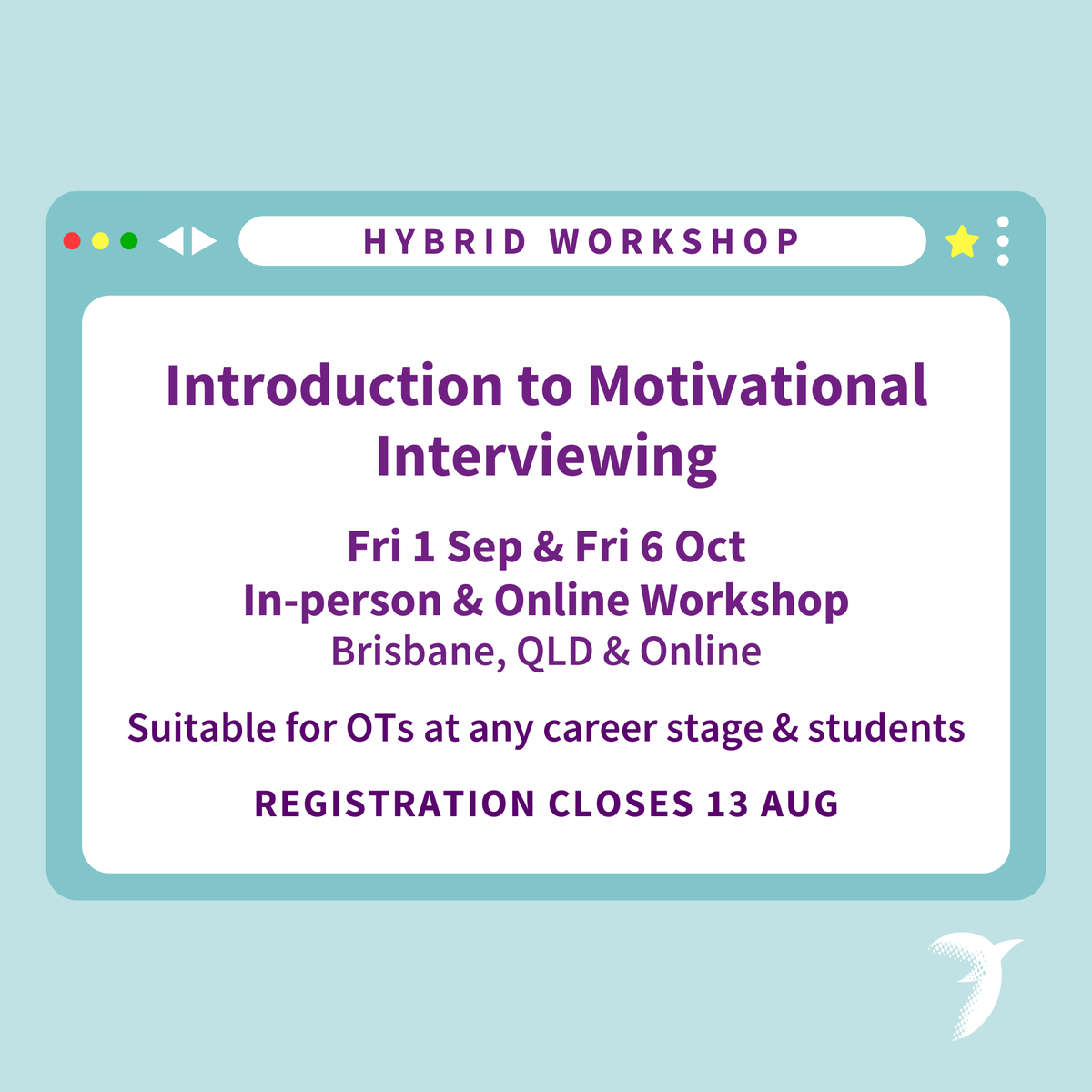 otaust's tweet photo. Have you planned your CPD calendar for the rest of 2023? ποΈ
Browse upcoming workshops delivered in a range of mediums, in practice areas across the profession. Members receive discounted pricing on OTA CPD as one of the #BenefitsOfBelonging. Learn more: https://t.co/ugJCITWvhh https://t.co/5Ea7QTAoQ2