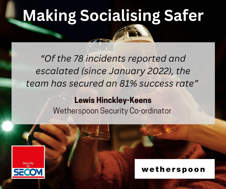 secomplc's tweet photo. 🎉 SECOM and JDW are making a real difference by delivering security solutions.
🏆 Featured in Wetherspoon News! Read here: https://t.co/ThbxKejOXr
🍻 Cheers to safety and community! 

#SECOM #secomplc #Security #SecurityServices #SECOMxWetherspoon #SafetyFirst #CommunityMatters https://t.co/OBGTELgoX9