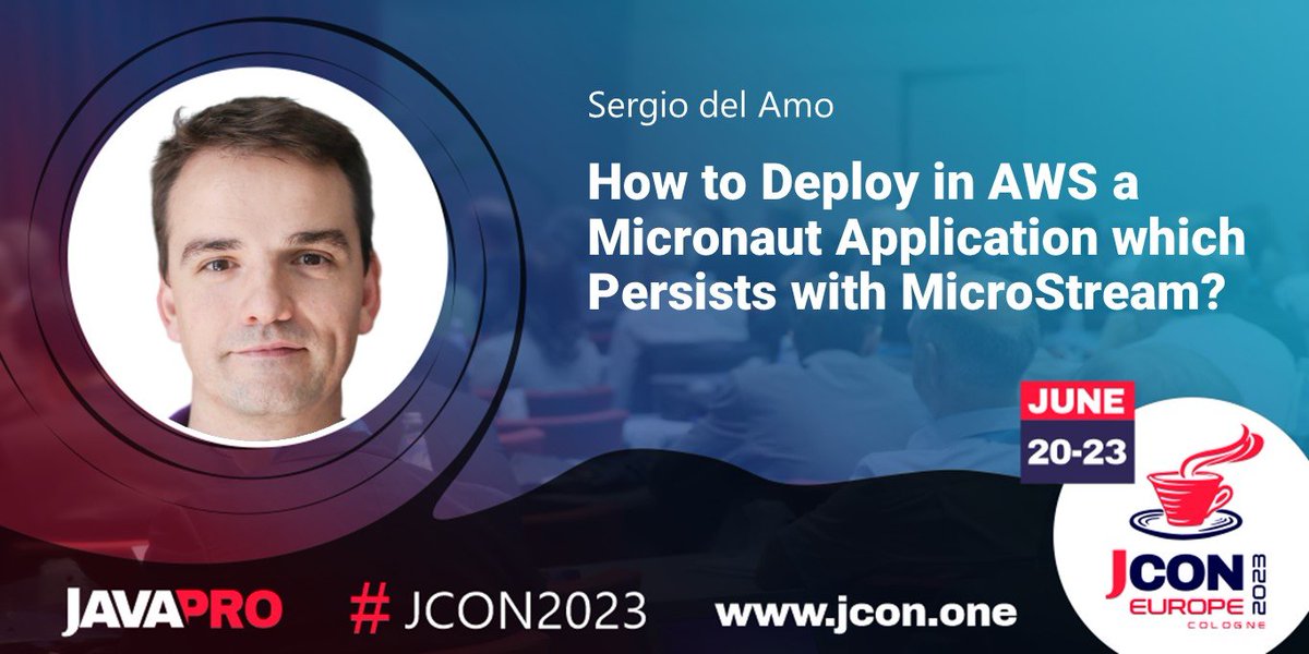 jcon_conference's tweet photo. #JCON2023 🎥 is online: How to Deploy in #AWS a #Micronaut Application which Persists with #MicroStream?

We will discuss the application architecture. The savings MicroStream persistence offe...

Watch @sdelamo´s video now: https://t.co/W7o7Od6eqb
#Webdevelopment #ServersideJava https://t.co/z2iyYR0DSH