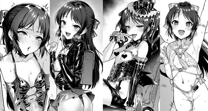 【告知】ただただ自分がシコるためだけに描いた新刊コピー本『Mistress on You』が出ます。
3089芸能所属のアイドル、■■ありす(旧姓:橘)が色々なエッチな恰好で旦那様とひたすらいちゃいちゃ子作り妊活旅行するだけという本文8Pの超薄い本です。300円です。会場限定なので早めにお越し下さい!!… https://t.co/HDHEJBZfjl 