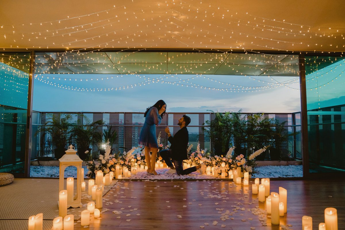 Congratulations to Karina Thakrar ‘16 and Vedant Gupta ‘16 on their recent engagement right where they first met - at Tampines House on East Campus! We wish the couple a lifetime filled with the same joy, love, and wonderful memories that you found at #UWCSEA!  
#AlumniSpotlight