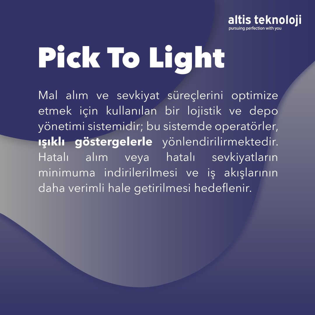altisteknoloji's tweet image. Pick To Light veya diğer adıyla Işıklı Toplama Nedir? 🔴🟡🟢

Sanırım artık Pick To Light konusunu bizim anlatma vaktimiz geldi 😉

Detaylı sunum ve projeleriniz için bize ulaşın! 

📞 +90 216 415 8255

#AltisTeknoloji #PicktoLight #PutToLight