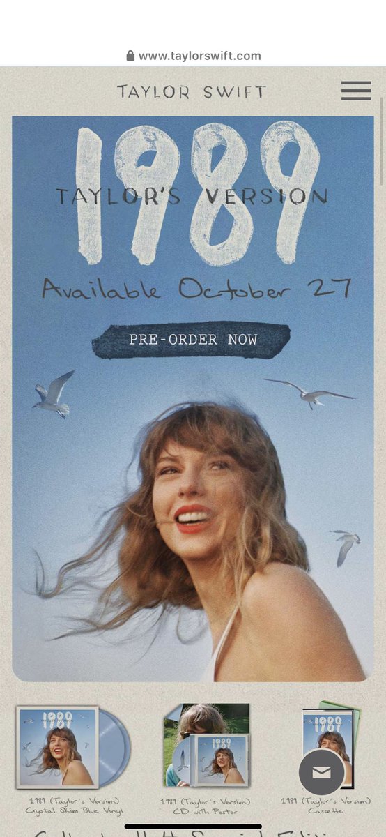 CalderJFashion's tweet photo. Ahh Its heree #ErasTour #1989TaylorsVersion https://t.co/XViR98QWcm