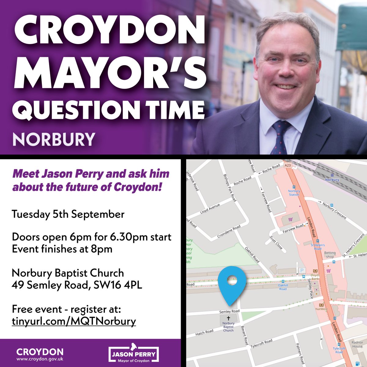 📢 An opportunity to hold the mayor accountable. Book your free place. Details below 👇 @Leila4Norbury @NorburyHallPark @Litter3Norbury @Norburyparklife @NorburyGreenRA #StrongerTogether #CommunityEngagement #CommunityMatters