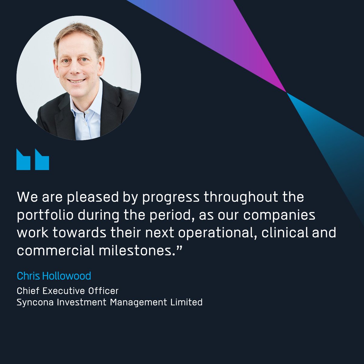 We’ve released our Q1 update, highlighting the continued progress across our maturing portfolio. Our portfolio companies continue to deliver on their clinical and operational plans as our late-stage clinical companies approach important milestones: tinyurl.com/59u7ef3e