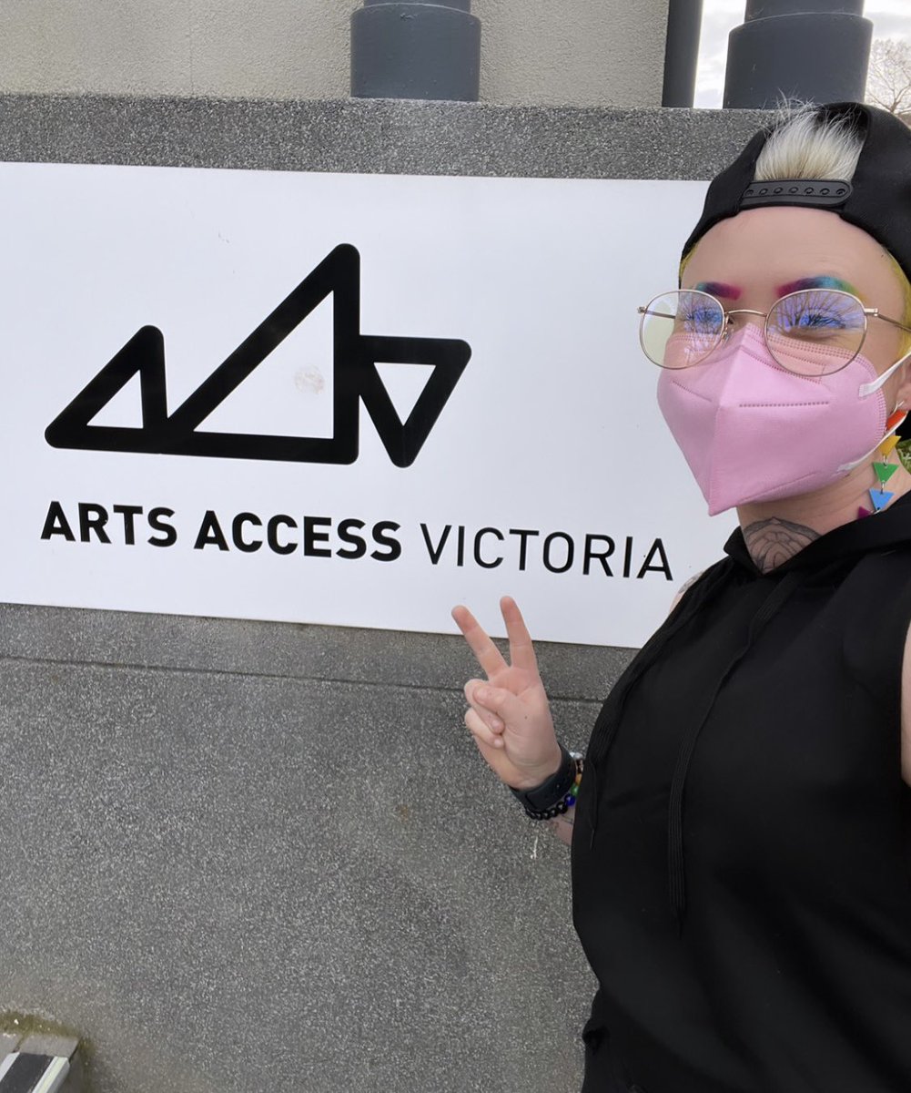 AGeekwithaHat's tweet image. Thanks for having me come talk to your Nexus participants @ArtsAccessVic and @jaxjackibrown about self promotion in the arts and the business of writing! 🩷🩵💜 #DisabilityArts #ArtsAccess