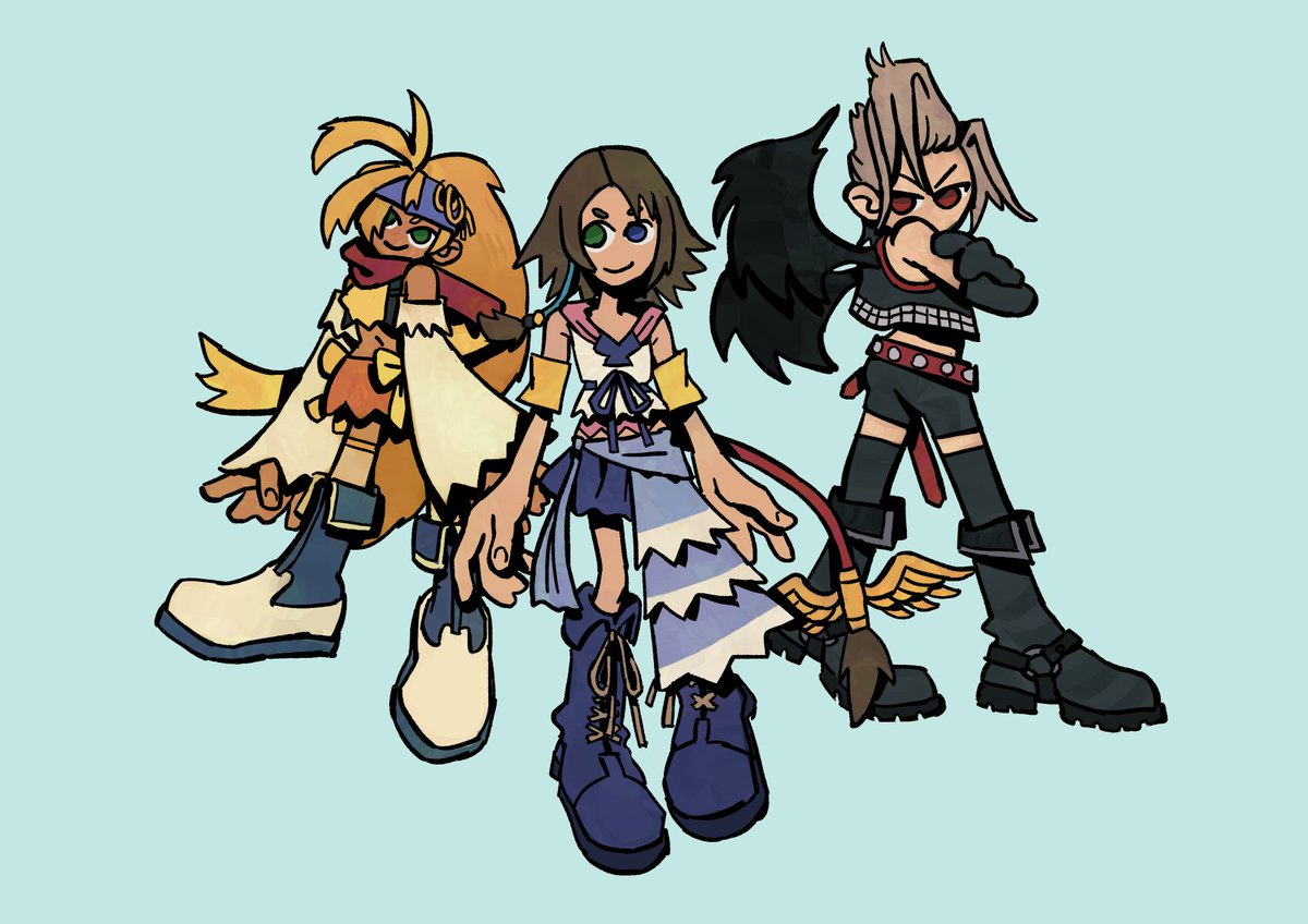 i love their doll proportions in kh2