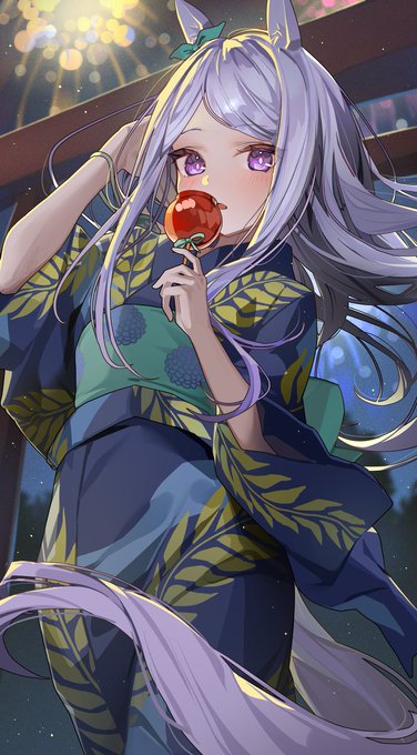 「りんご飴 夜」のTwitter画像/イラスト(新着)