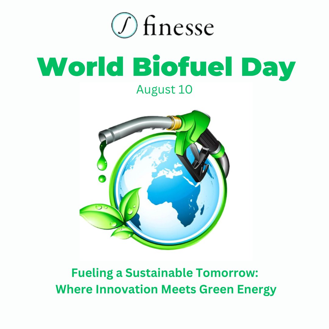 Happy Biofuel Day: A reminder that small choices today can cultivate a cleaner, greener world for tomorrow!
#biofuel  #biofuelday #happybiofuelday #SustainableTomorrow #greentechnology #finessewebtechpatna #finessewebtech #WebSolutionProvider