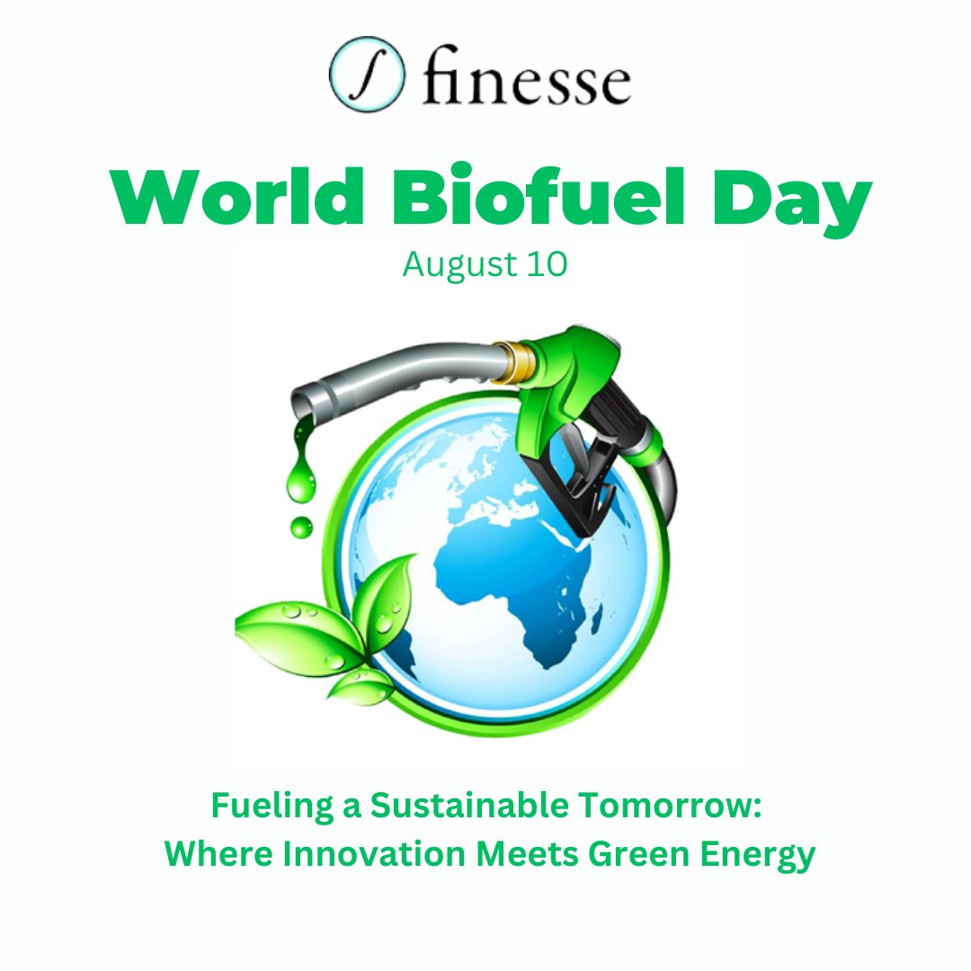 FinesseWebTech's tweet image. Happy Biofuel Day: A reminder that small choices today can cultivate a cleaner, greener world for tomorrow!
#biofuel  #biofuelday #happybiofuelday #SustainableTomorrow #greentechnology #finessewebtechpatna #finessewebtech #WebSolutionProvider