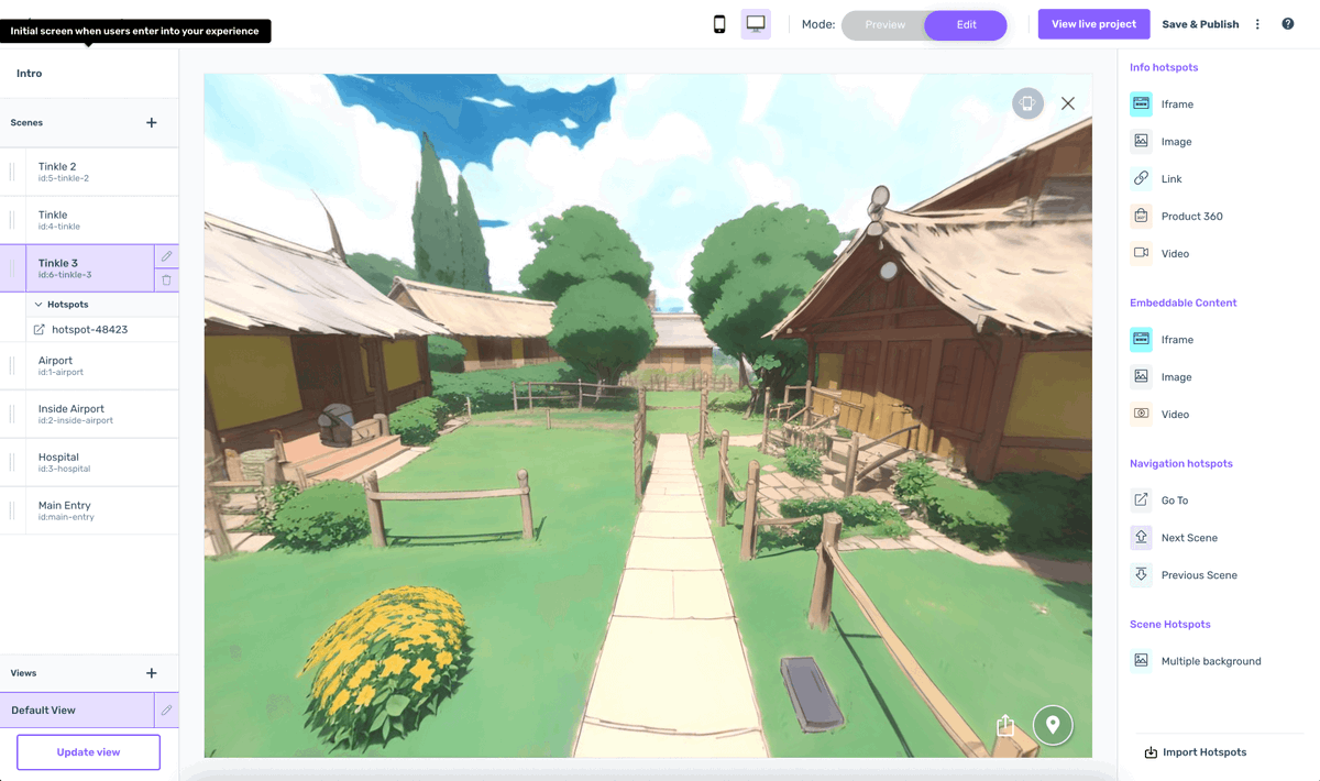 webxrtools's tweet photo. Create unforgettable experiences with @webXRtools. 

Bring your imagination to life with immersive worlds. Take your audience on an adventure through your digital story. https://t.co/GE74uO8URj