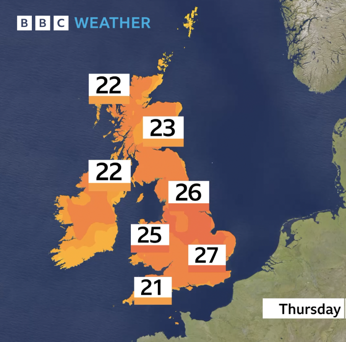 BBC Weather tweet media