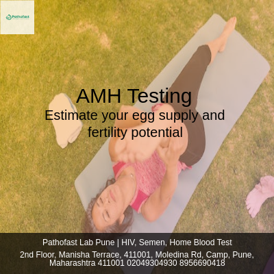 pathofast's tweet image. 🔬 AMH - Anti Mullerian Hormone is a key hormone produced by the ovaries that helps estimate a woman's remaining egg supply and fertility potential. Learn more about AMH testing in Pune and how it can help you. 💰 Cost: Rs. 1900. #AMHtesting #fertility