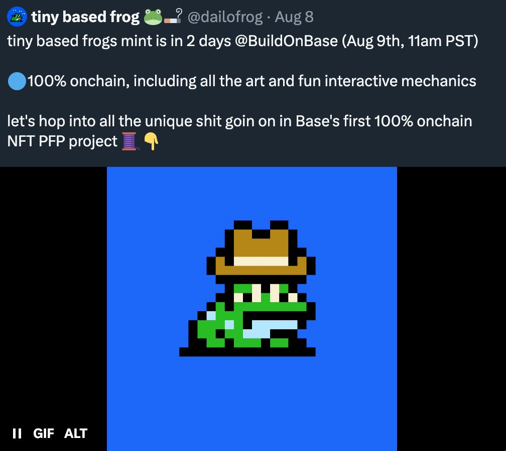 tiny based frog 🐸🚬 tweet media