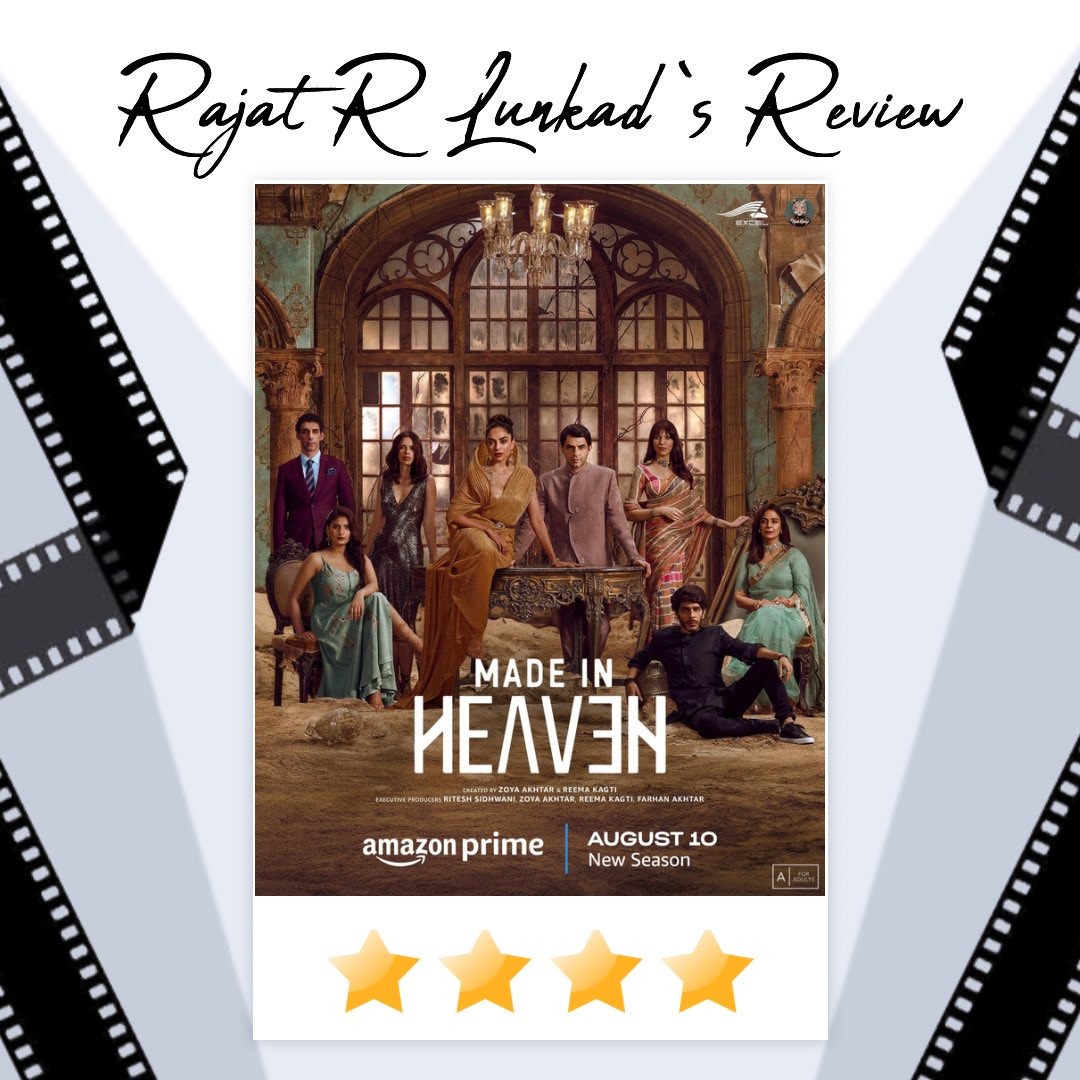 #MadeInHeaven S2 Review: ★★★★ #MadeInHeavenOnPrime Season 2 is just as stylish, nuanced, and thought-provoking as its predecessor. The show tackles a wider range of social issues, including casteism, homophobia, and religious intolerance. These issues are handled with