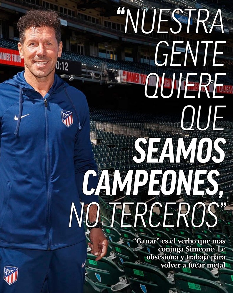 Mejor declaración de Simeone ever... Lo entendió todo el Cholo