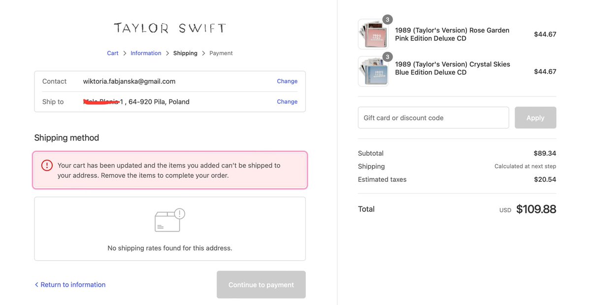 wiktoria419's tweet photo. Oh how I wish I could live in US now and preorder 1989TV 😭🩵🩷 @taylornation13 @taylorswift13 any chance that you could change so people outside of USA can order it? 🥹 https://t.co/rUXQNVQsTK