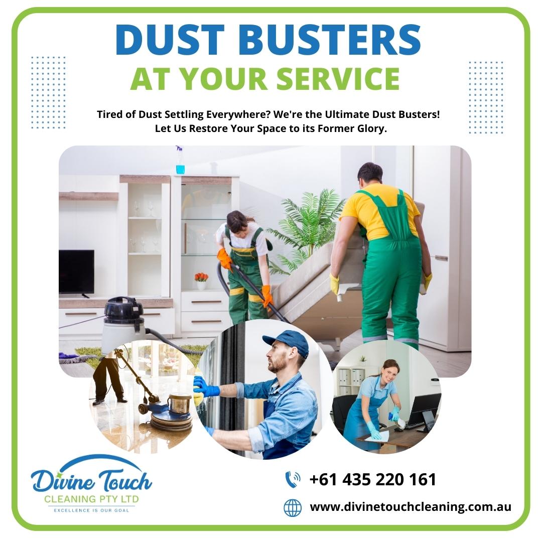 _divine_touch's tweet photo. When Divine Cleaning's Dust Busters are in action, you can breathe easy, knowing that every speck of dust is being conquered! 
#DivineTouch #OfficeCleaningServices #Melbourne #Victoria #SparkleAndShine #ImpeccableCleanliness #PristineWorkspace #BookNow #AffordableCleaning https://t.co/QAyNkG5thb