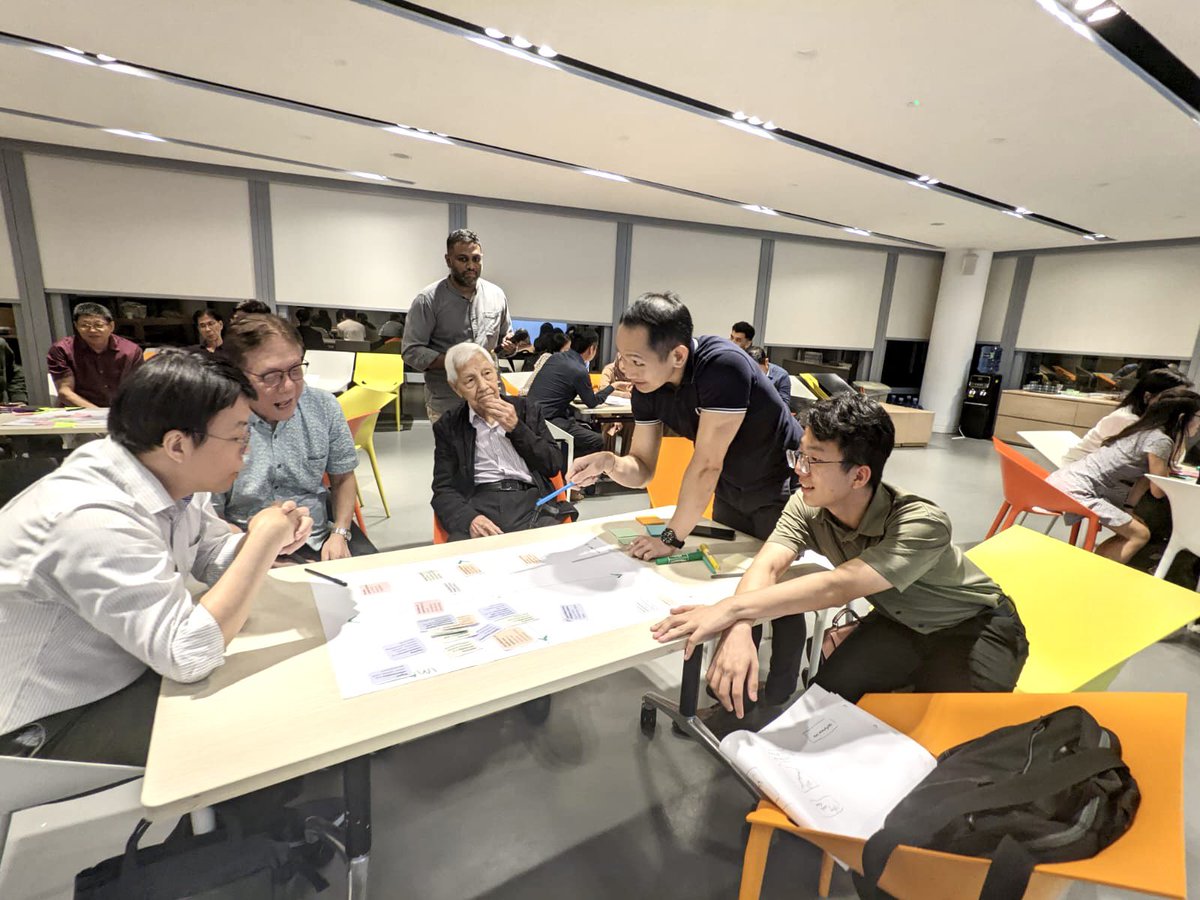 MORROWIntel's tweet photo. Managing Director @Saravanans9 and @lumnicolehere joined Singapore Institute of Planners to conduct a futures workshop at the Urban Redevelopment Authority of Singapore, where they shared about using #foresight techniques to identify trends that shape #urbanplanning. https://t.co/1HWWdcQ4lG