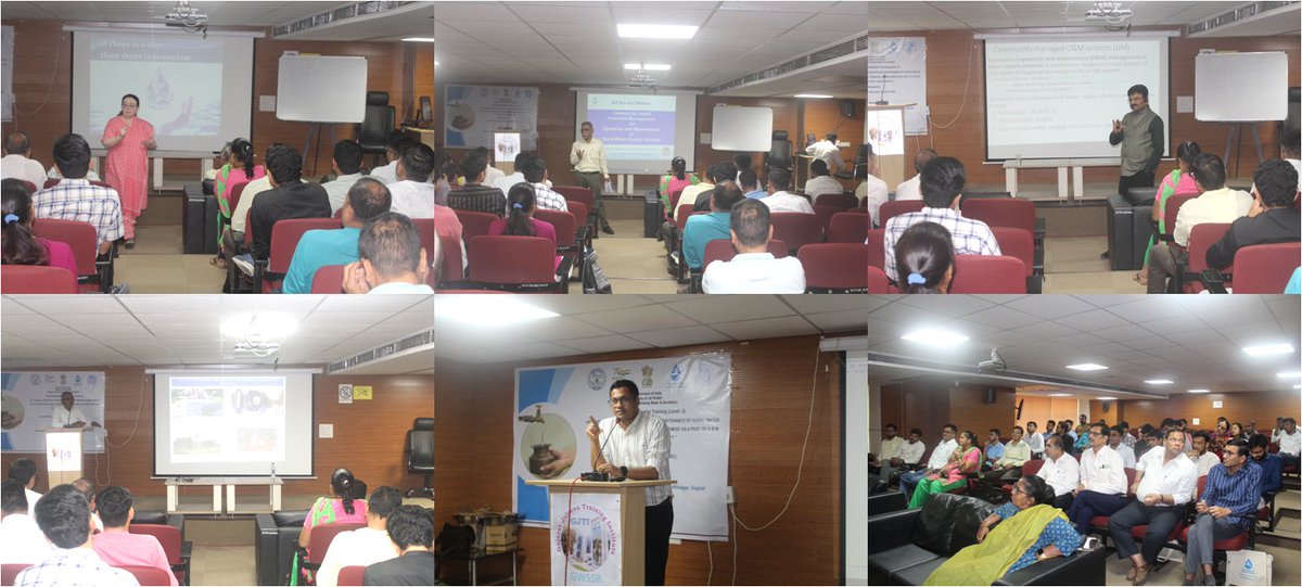 Experts communicating with the participants during TechnicalSession on Day-2 under Two Day Residential Training (Level-2) on ‘Overall aspects of O&M of Rural WaterSupply with focus area of FinancialManagement as a part of O&M & SourceSustainability’ #JalJeevanMission @jaljeevan_