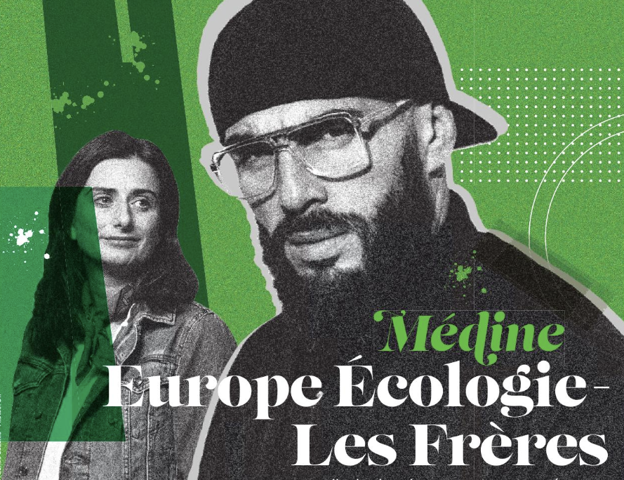 medias_citoyens's tweet photo. LES FRÈRES MUSULMANS D’EUROPE ÉCOLOGIE LES VERTS - Dans un édito brillant publié ce jour sur Franc-Tireur, Caroline Fourest écrit : « Les textes de Médine dégoulinent d’éléments de langage islamistes (...) Ce n’est pas une faute isolée [de la part d’EELV]. Cette invitation ne ferait pas autant de bruit si elle ne venait pas d’un parti qui, sous d’autres noms, a soutenu la construction d’une mosquée frériste à Strasbourg, si Sandrine Rousseau ne défendait pas un féminisme qui s’arrête au « voile » (qu’elle trouve beau), et si des militants laïques n’avaient pas dû fuir des sections entières tombées sous l’emprise de militants fréristes, comme ce fut le cas à Roubaix (...) Les écologistes cultivent la naïveté et la repentance postcoloniale à un degré de bêtise qui les rend prenables par n’importe quelle brute se disant victime de racisme. En matière de danger totalitaire, ils n’ont tout simplement aucune boussole, autre que l’opposition au RN. »
