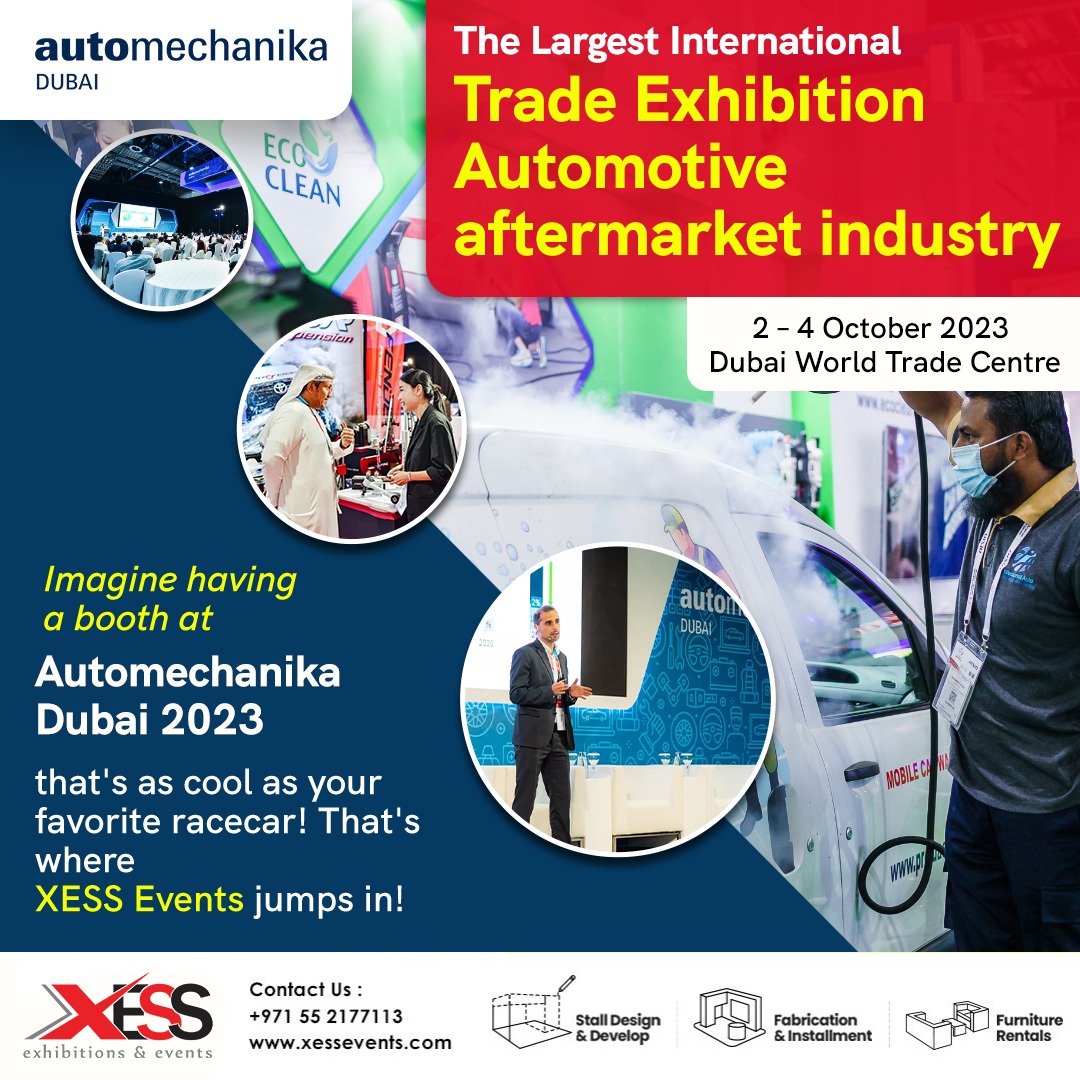XESSExhibitions's tweet photo. Gear up for a flawless showcase at Automechanika Dubai 2023! 🚗✨ 
Let us transform your vision into a captivating reality. Your success is our mission!
📞+971 55 2177113
.
.
#xessexhibition #automecanika #boothdesign #exhibition #backdrops #creativesesigns #Dubai #AbuDhabi #UAE https://t.co/RhT8gPGR6Z