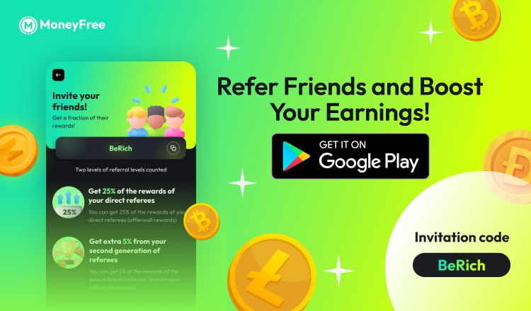 MoneyFree_app's tweet photo. < Refer Friends and Boost Your Earnings! >
👉 Refer Friends &amp; Get Rewarded: When your friends complete Offerwall tasks and receive rewards, you earn too!
🎁 25% from Direct Referees
🎁 Extra 5% from Second Generation

Join now📲 https://t.co/iG52wTdZcm
Invitation code: BeRich https://t.co/7EzmPEEFj7