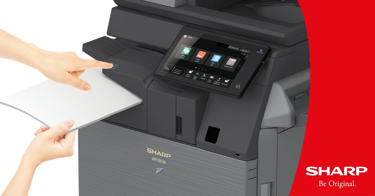 The Sharp BP-70 A3 colour MFP is now on sale in Europe. Discover the secure print solution for the future workplace, delivering effortless #connectivity, #security and #sustainability, while enabling #hybridworking and superior functionality: buff.ly/3Keuyua