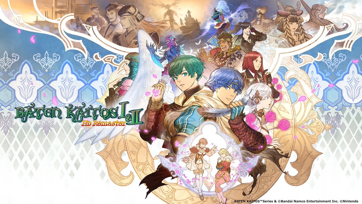 batenkaitos_Re's tweet photo. 本作のパッケージアートと、
アソビストア特装版ボックスアートを描き下ろしてくださった日暮 央様(@nkb_hgrs39)に、 今回の新規イラストに対してのコメントをいただきました。 アソビストア特装版紹介ページにてコメントを公開しておりますので、是非ご覧ください！   公式サイト：https://t.co/LuhNPSRRML   #バテンカイトス　#BatenKaitos