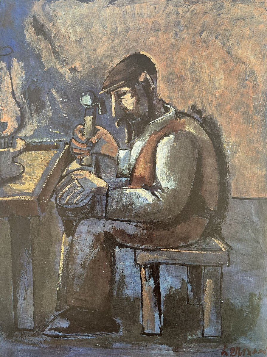 Josef Herman ‘The Cobbler (or My Father)

#josefherman #cobbler #father #art #artist #artwork #painter #painting #tempera #gouache #fineart #modernart #modernbritishart #twentiethcenturyart