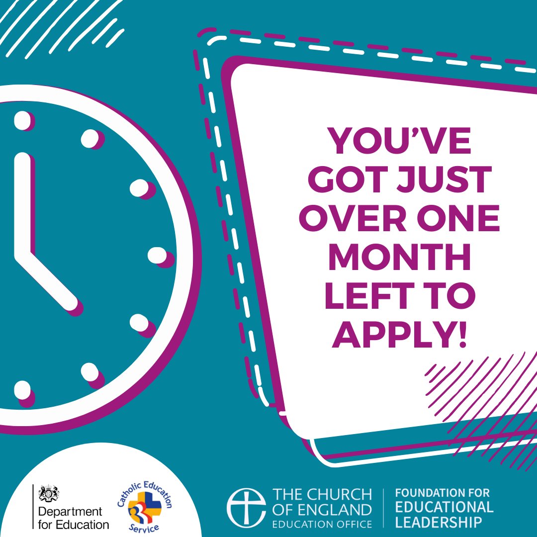 This is just a quick reminder that there is just over one month left until our applications CLOSE for our Autumn NPQs, so there is no time like the present to get those applications finished!! cefel.org.uk/npq