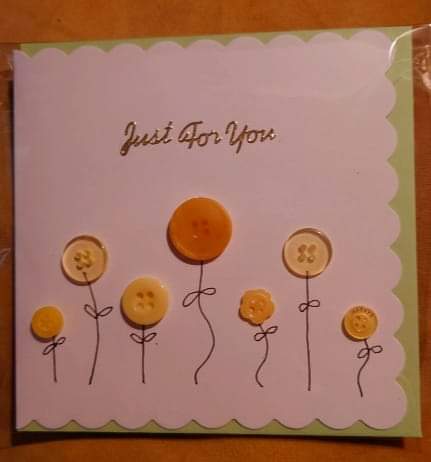 Good morning 🌞

Love simple button cards. These just for you cards are perfect for any occasion. Blank inside for your own personal message. Free postage. Link below.

etsy.com/uk/listing/143…

#Cards #handcraftedcards #cardsforsale #handmade #anyoccasioncards