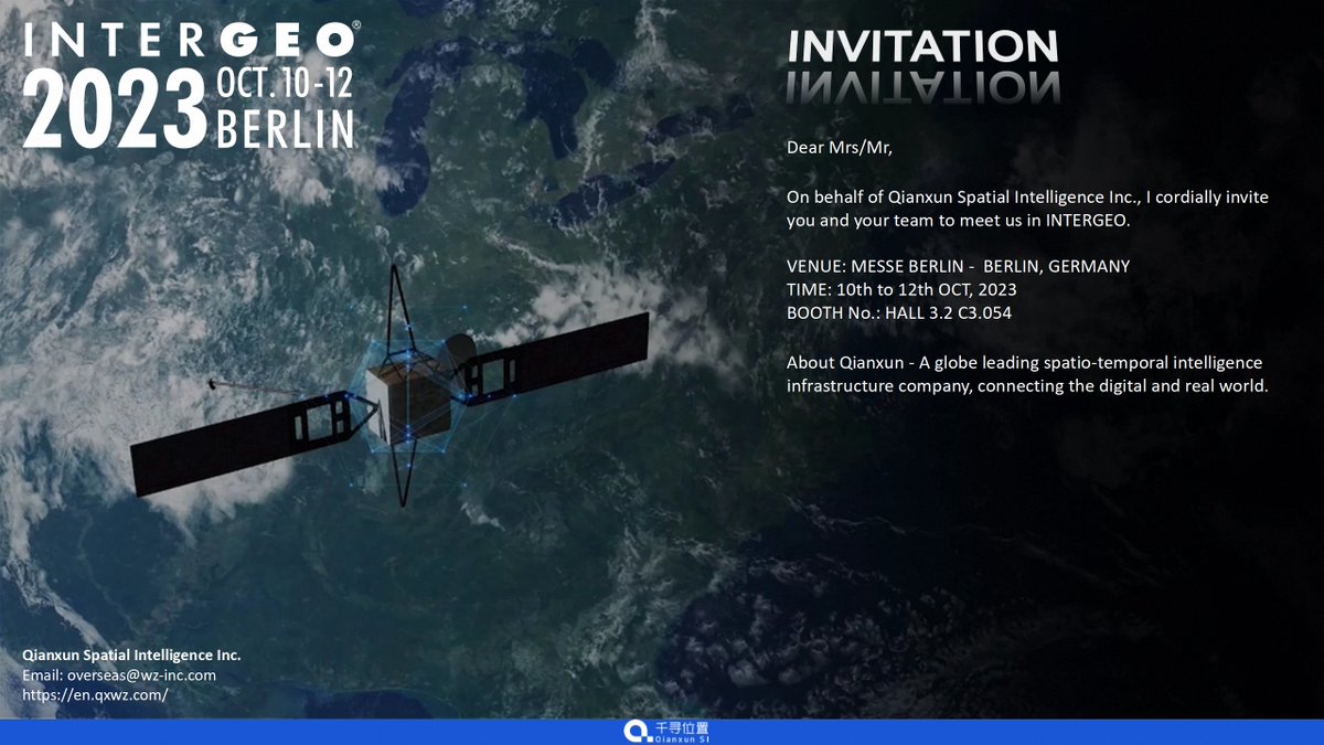 【60-day countdown】I am looking forward to greeting you in INTERGEO soon.