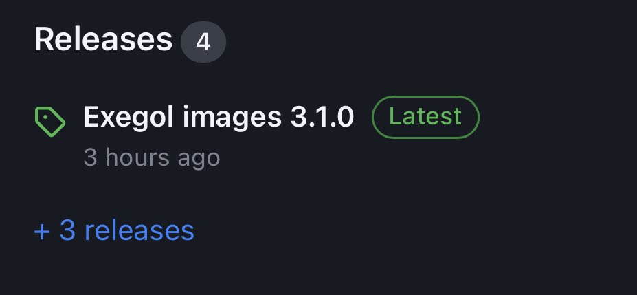 A new stable version of #Exegol was released today (Exegol-images). This update adds :

- several fixes and updated tools
- change of code structure
- virtual environments for python and ruby ​​tools
- new tools
- build optimisations

New release also on the Exegol wrapper !