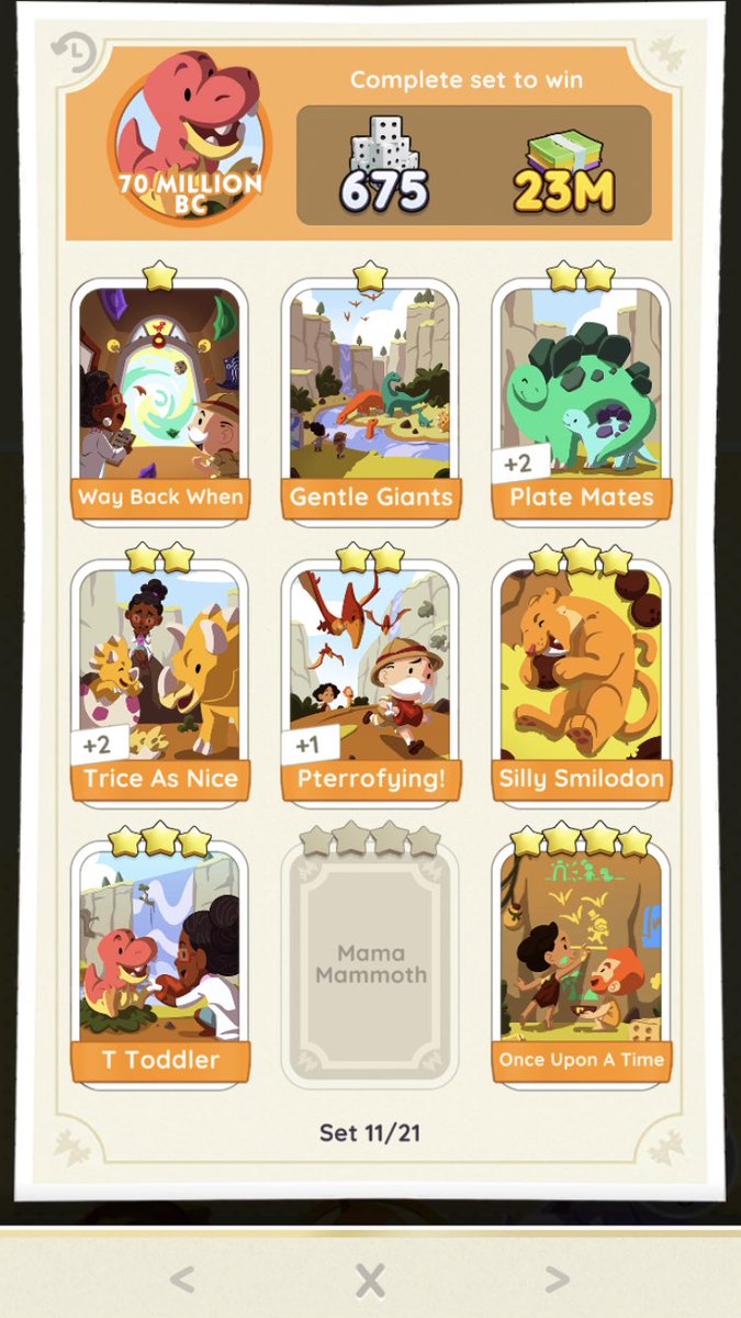 pannaalessandra's tweet photo. Hey, can you help out? I need: 
(Next tweet is what I have)
@MGoTrading #MonopolyGoTrade https://t.co/2Gmc33mm9z