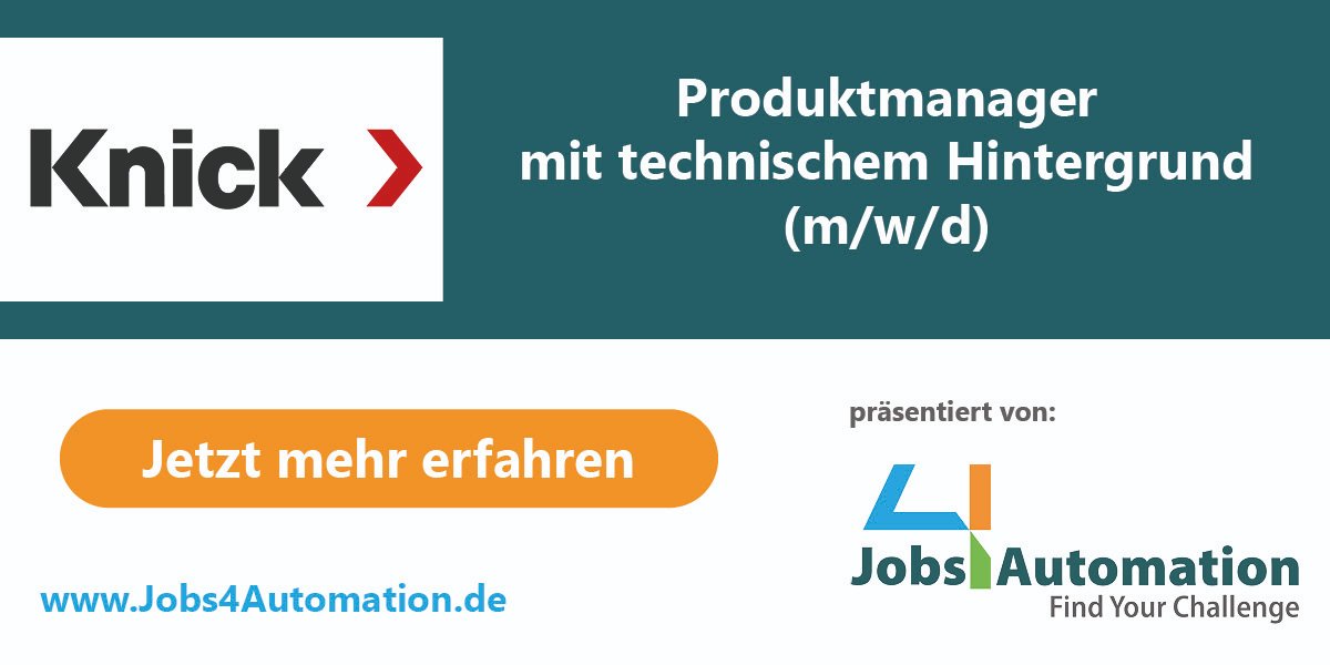 MesswebD's tweet photo. Neuer #Job bei Jobs4Automation: Knick sucht einen #Produktmanager mit technischem Hintergrund (m/w/d) - jetzt bewerben: https://t.co/fH1oEIb0f5
#Stellenausschreibung #Jobbörse #Ingenieur #Beruf #Bewerbung https://t.co/Oi0BFLwCl5
