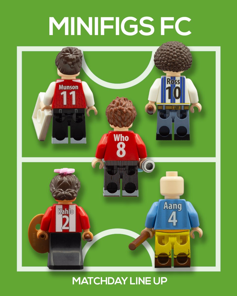 *** GIVEAWAY *** Football is back and we've assembled a team of Minifigs.me Legends! WIN this super limited, super silly set of our fave figs in our fave football shirts. RETWEET to win. A winner will be announced on Monday 14th Aug. Good Luck! #MinifigsFC