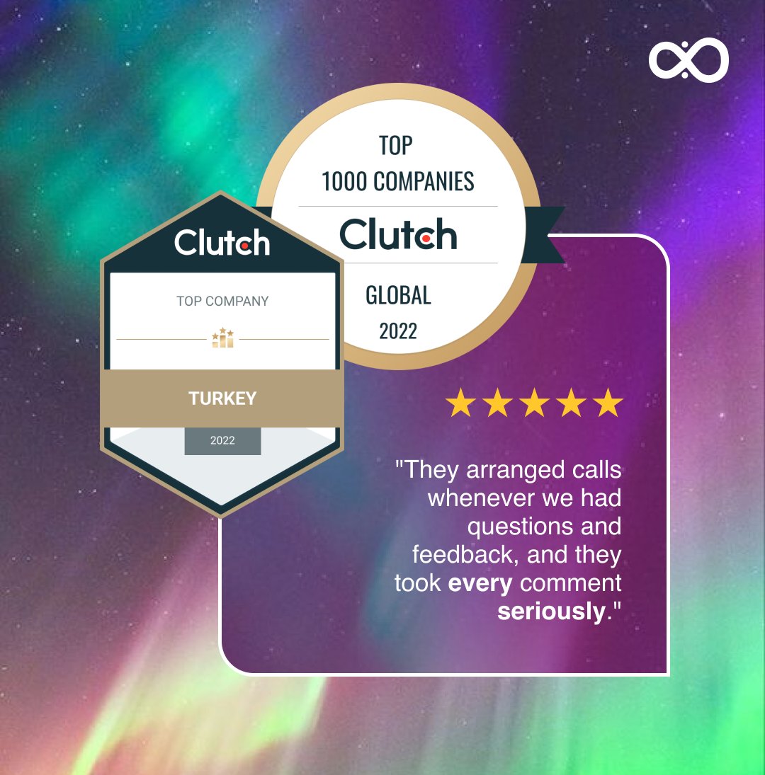 We would like to thank our customers who have contributed to us being one of the best software companies in Turkey with their valuable comments! Don't forget to check out our Clutch profile to learn more about our success! 👉🏻 clutch.co/profile/cool-d…