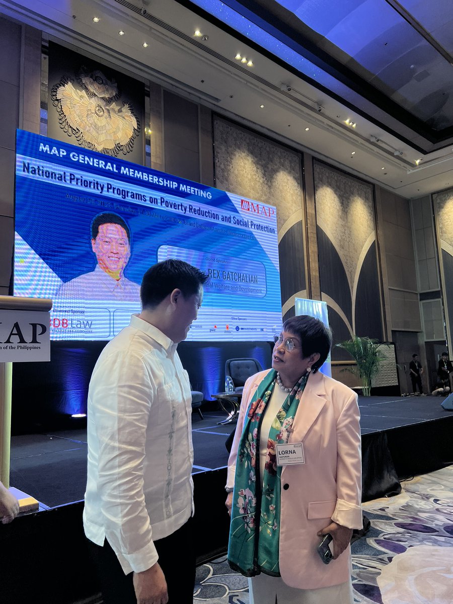 rex_gatchalian's tweet photo. We can't fight stunting in our children alone...

As the President said "Whole of Society" approach is needed. 

Thank you to the Management Association of the Phil, led by Atty. Dick for heeding the call to help us. 

Let's win this war together! https://t.co/niixFL6NPJ