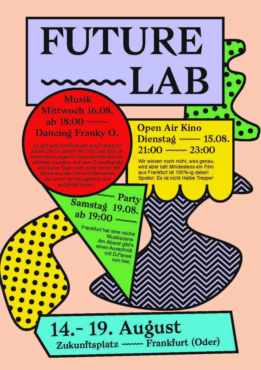 viadrina's tweet image. Tanzen, bauen, planen, lernen: Im Vorfeld der Sommerschule #Viadrinicum findet ab Montag (14.8.) an der Stadtbrücke in Frankfurt (Oder) wieder das #FutureLab statt. Es lohnt sich, vorbeizukommen! 
@BrueckenbauerFF 
@astaviadrina 
@ZOiS_Berlin